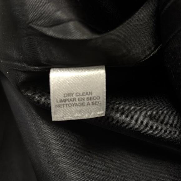 Anne Klein Suit Jacket Lined Black Sz 16 Three Button Two Front Flap Pockets EUC - Picture 5 of 8